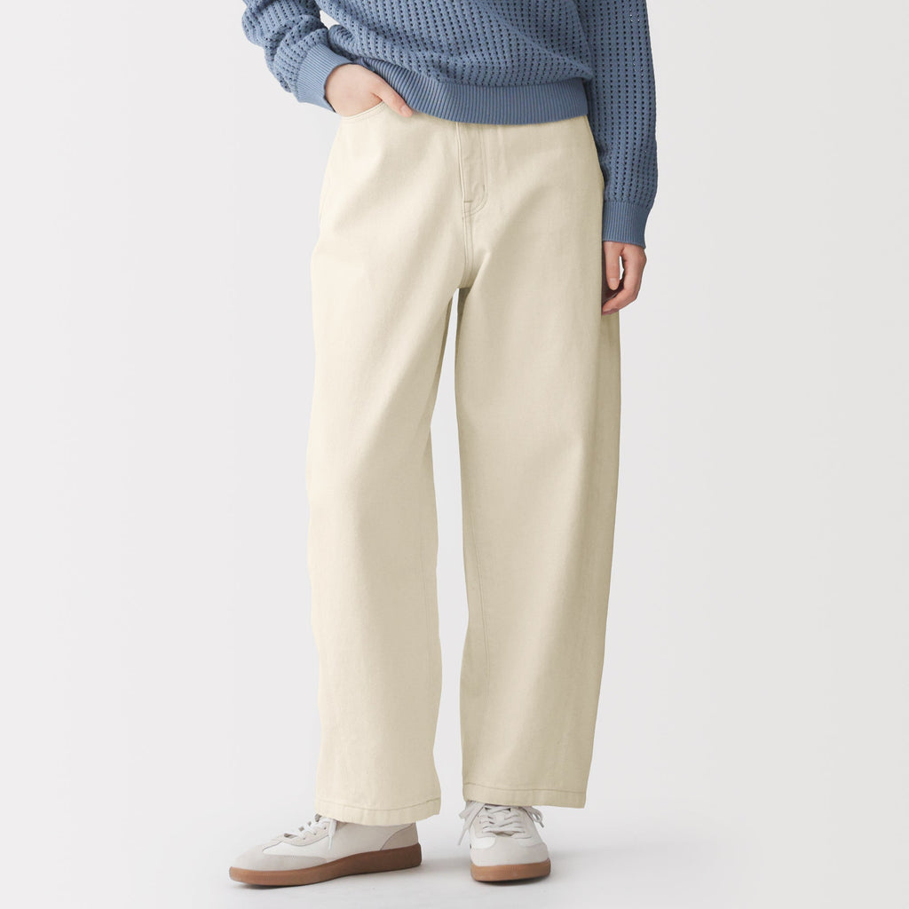 Kapok Blend Denim Cocoon Pants