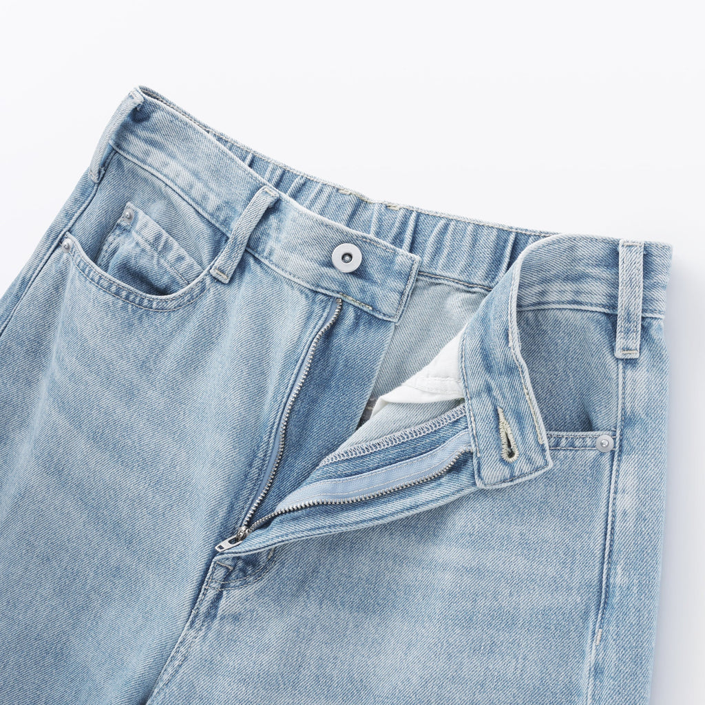 Kapok Blend Denim Cocoon Pants