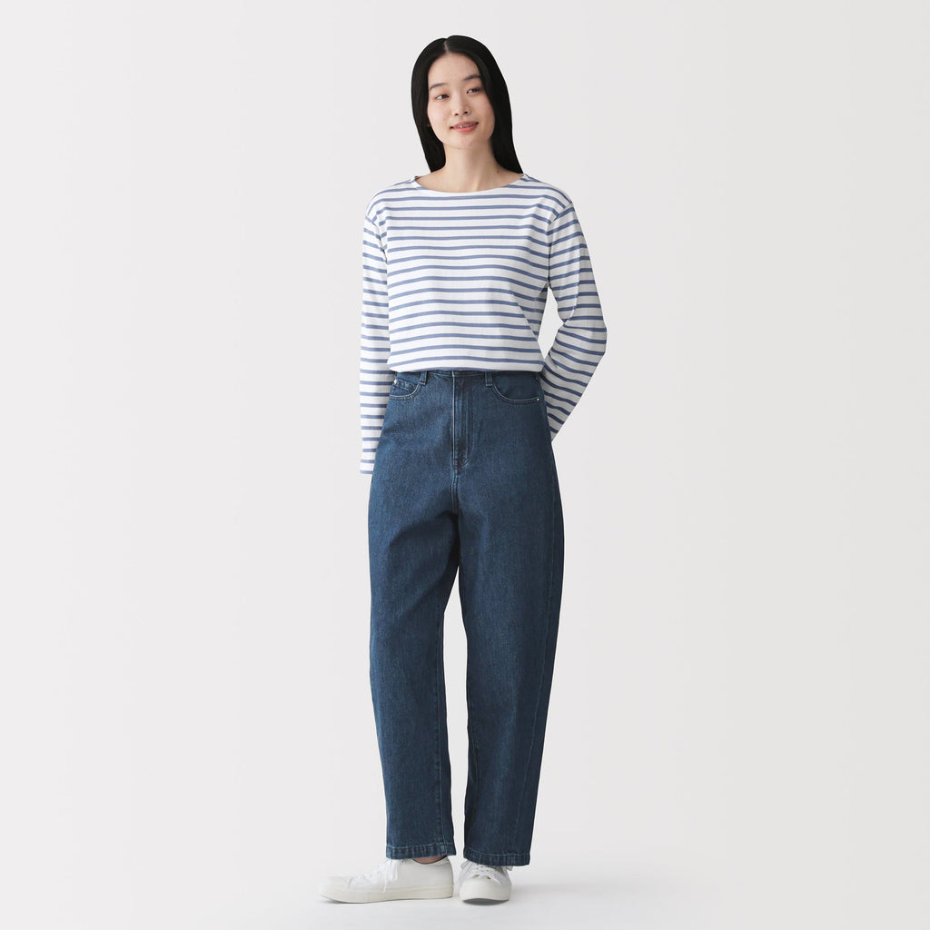 Kapok Blend Denim Cocoon Pants