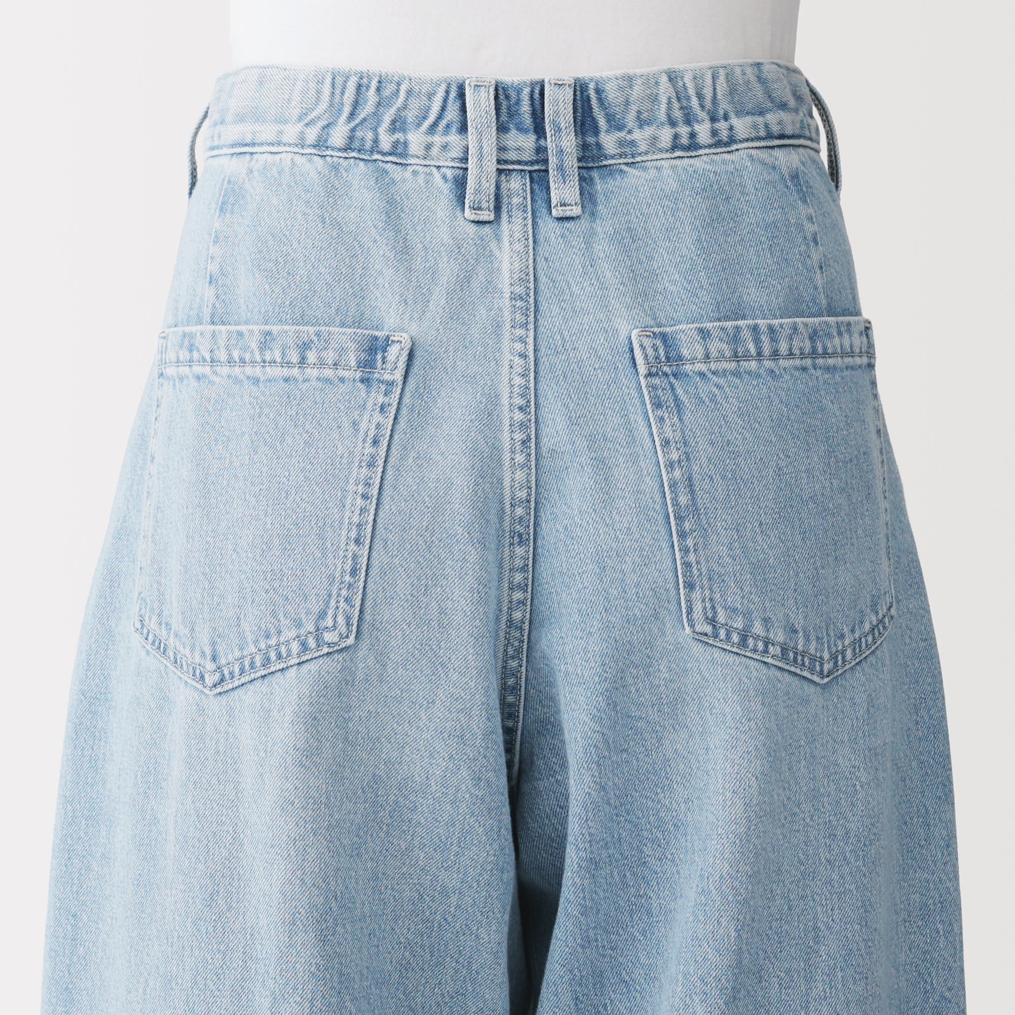 Kapok Blend Denim Cocoon Pants