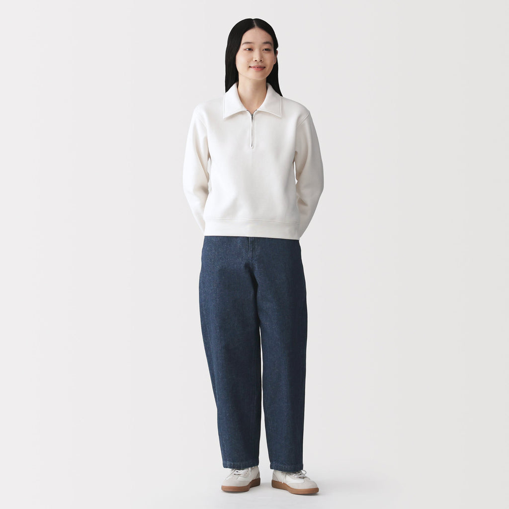 Kapok Blend Denim Cocoon Pants