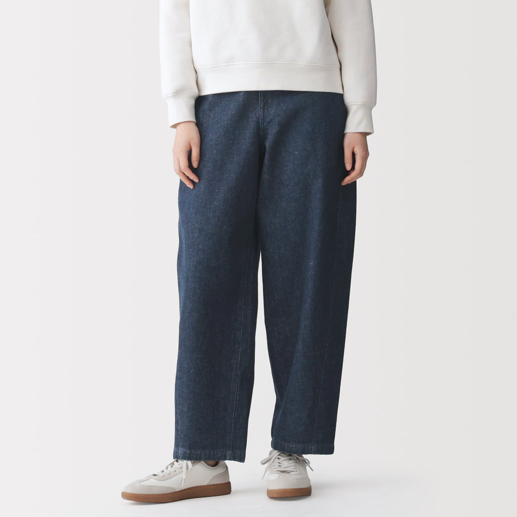 Kapok Blend Denim Cocoon Pants