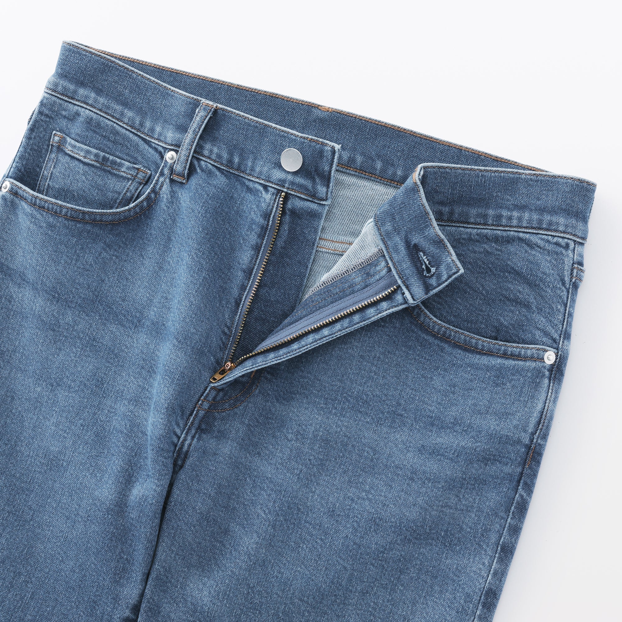 Stretch Denim Slim Pants