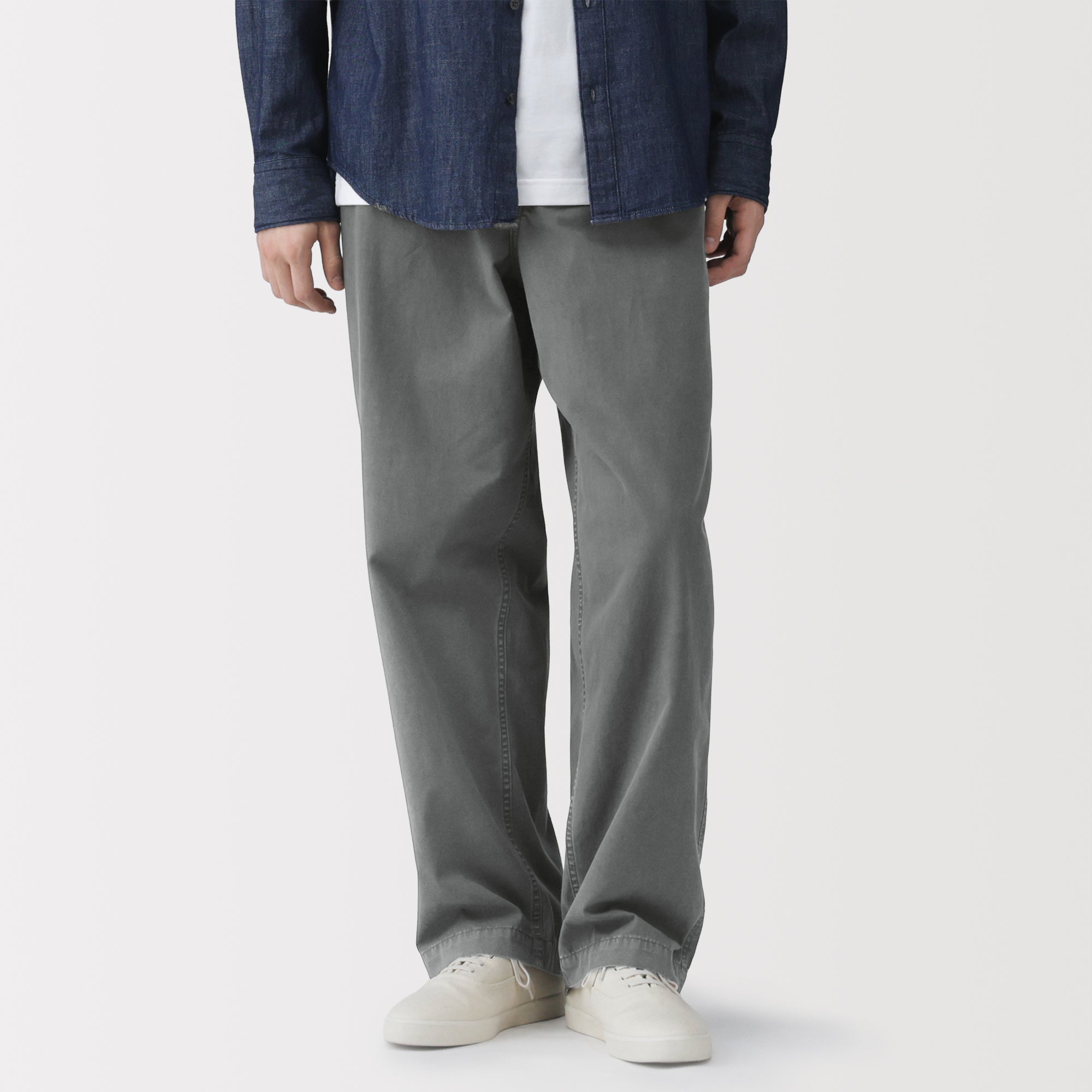 Cotton Garment Dyed Pants