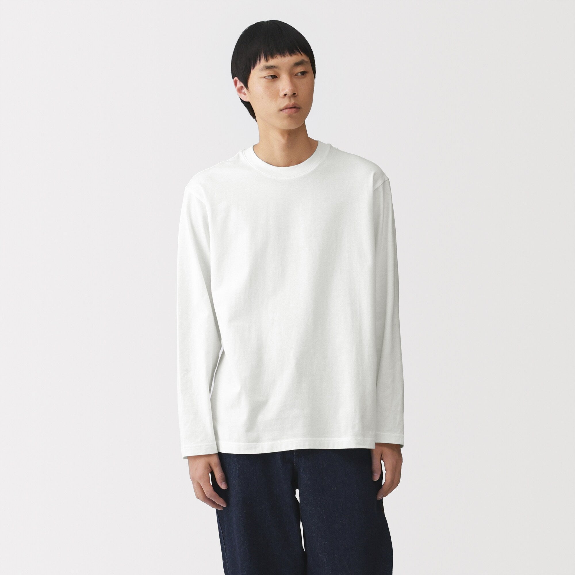 Cotton Jersey Crewneck T-Shirt