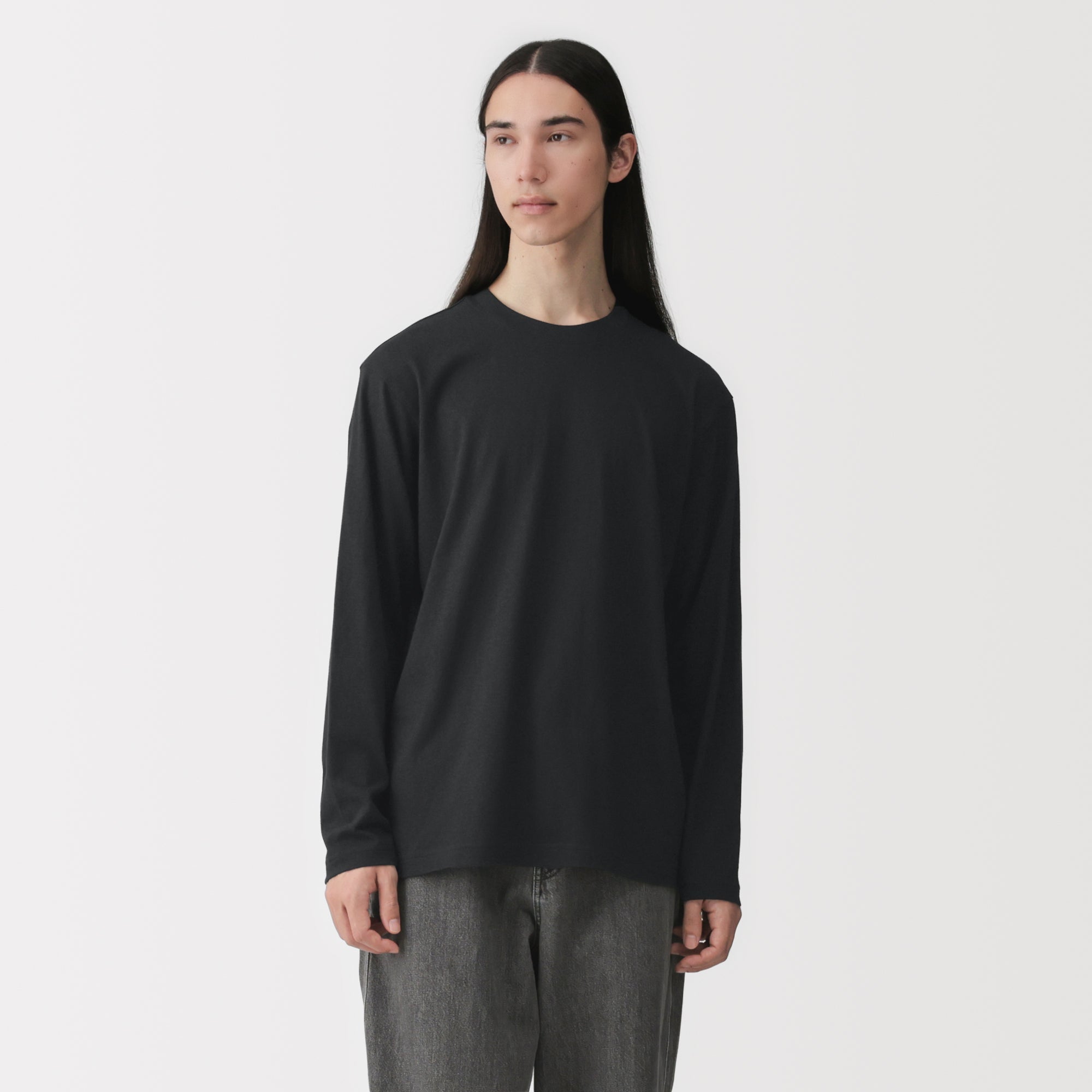 Cotton Jersey Crewneck T-Shirt