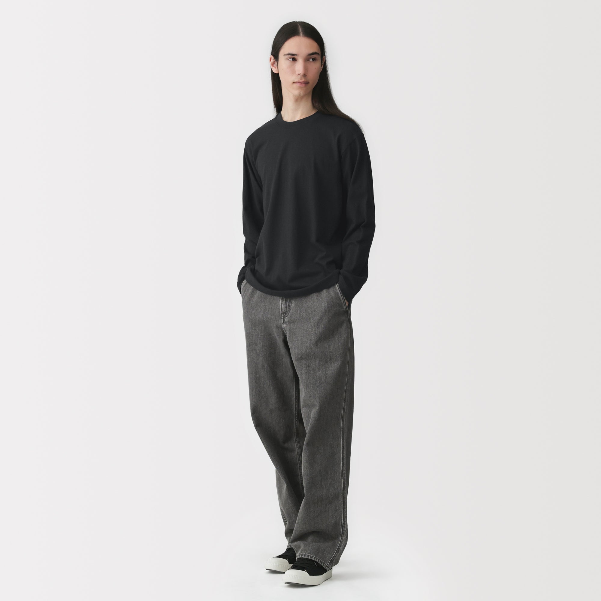Cotton Jersey Crewneck T-Shirt