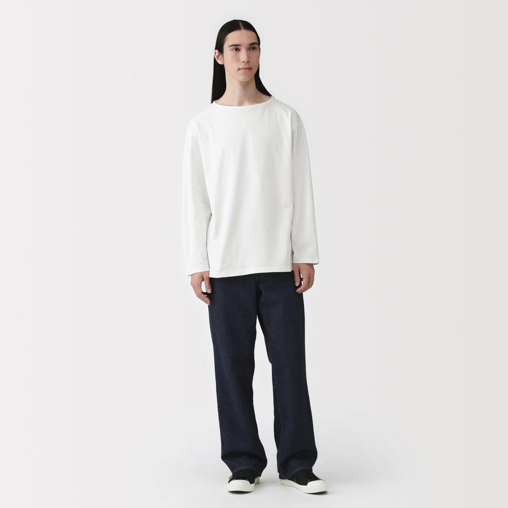 Heavyweight Cotton Boatneck T-Shirt
