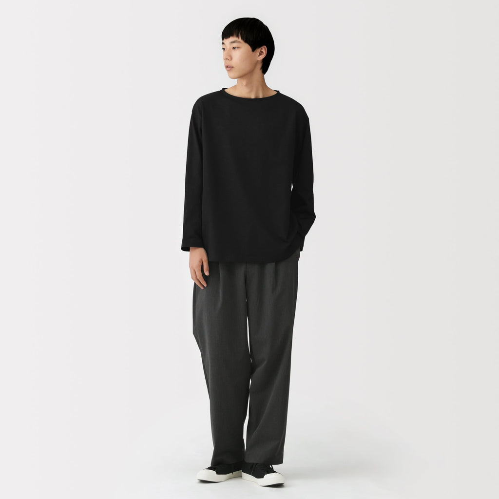 Heavyweight Cotton Boatneck T-Shirt