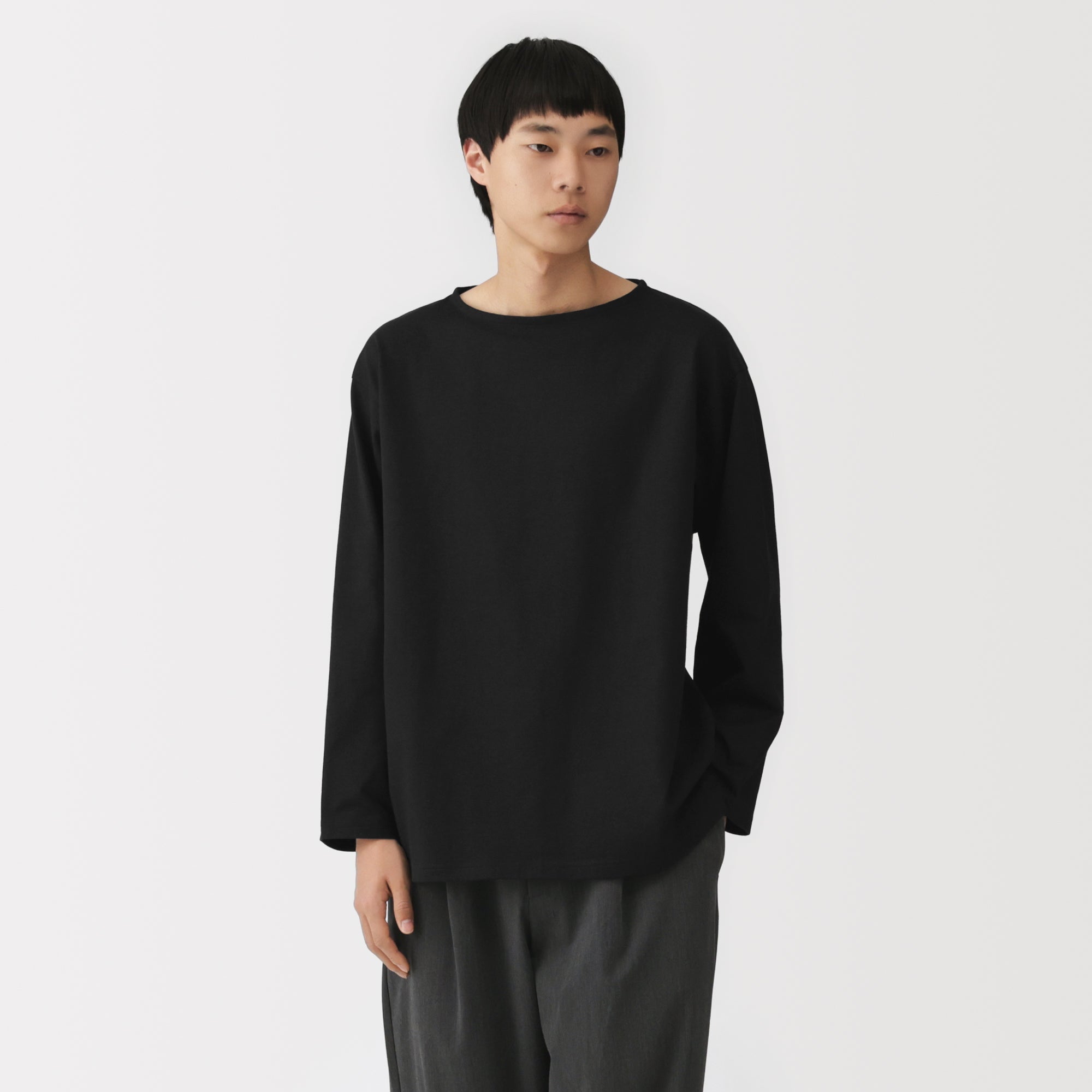 Heavyweight Cotton Boatneck T-Shirt