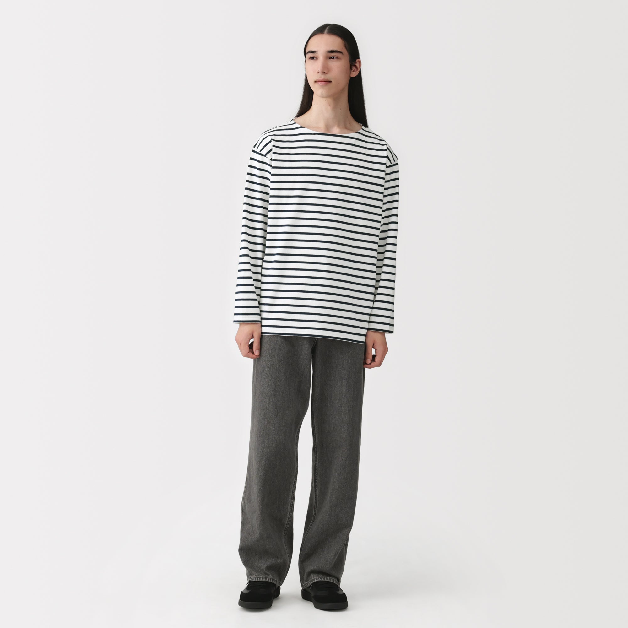 Heavyweight Cotton Boatneck T-Shirt