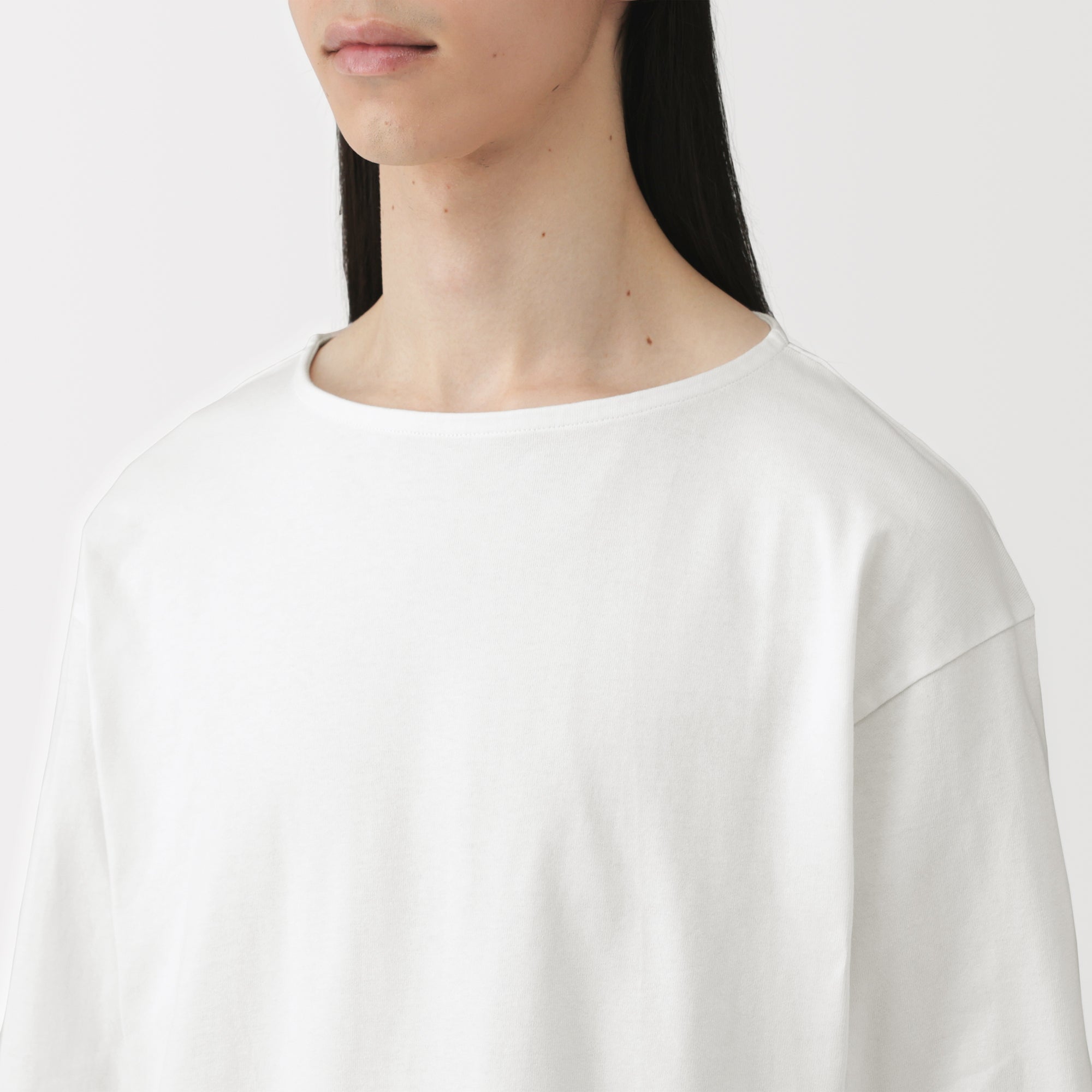 Heavyweight Cotton Boatneck T-Shirt