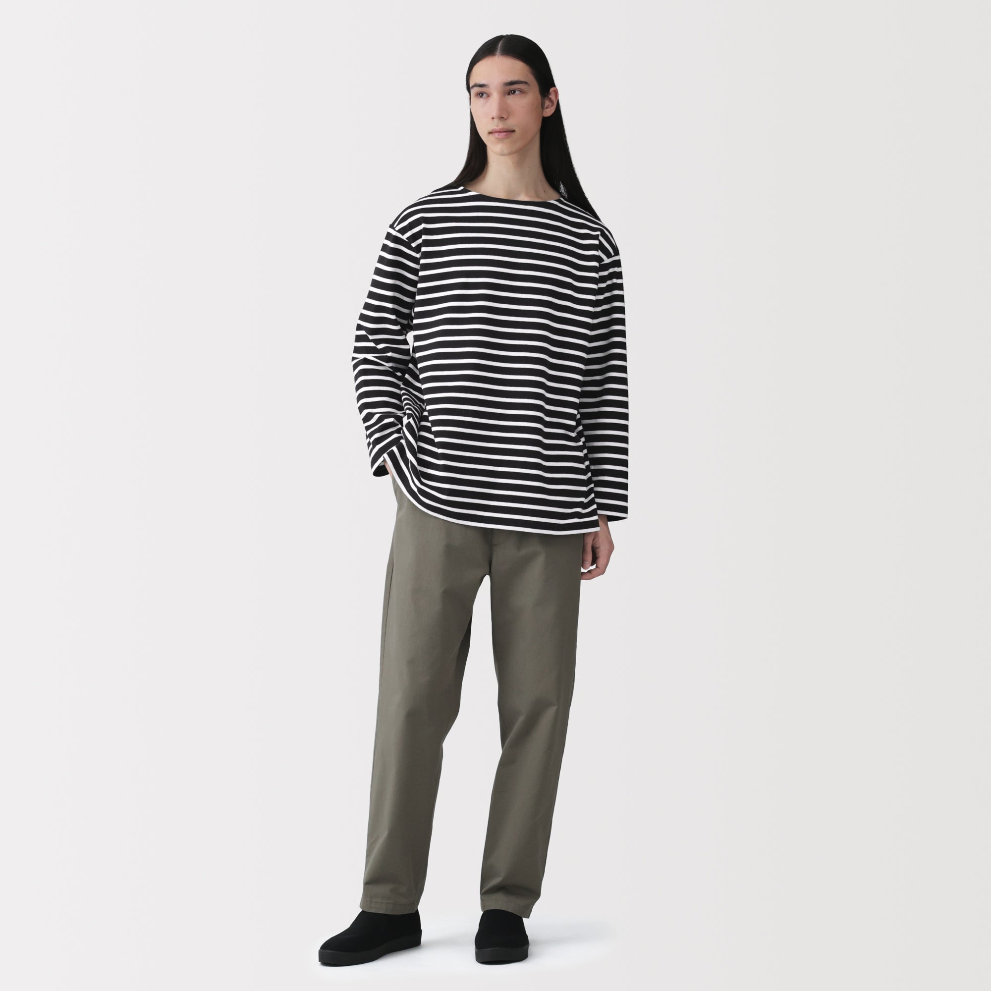Heavyweight Cotton Boatneck T-Shirt