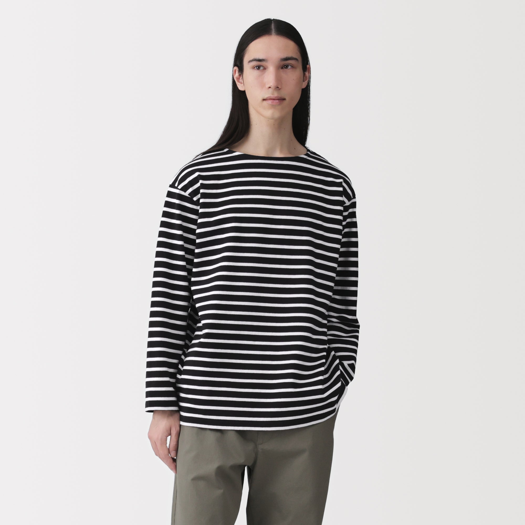 Heavyweight Cotton Boatneck T-Shirt