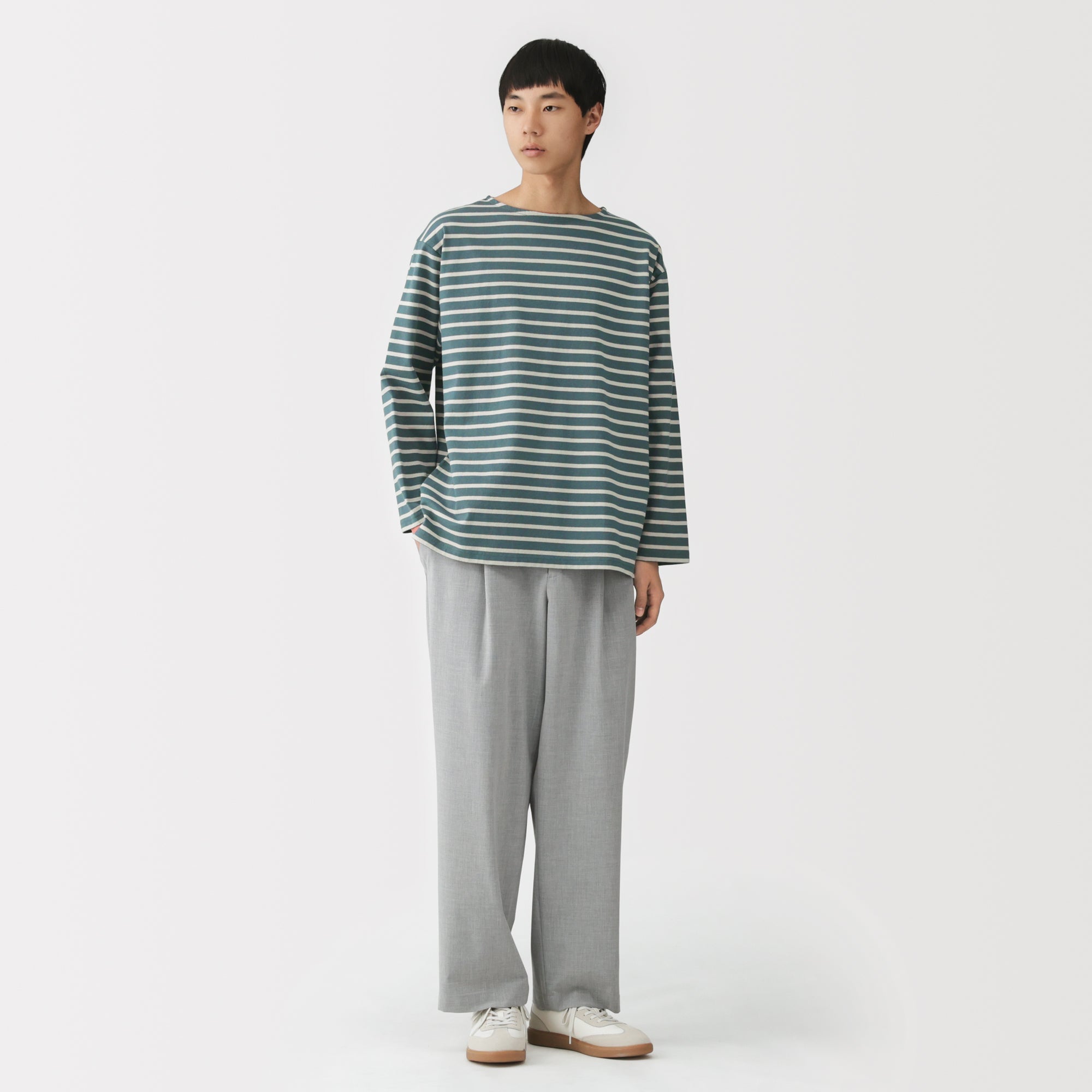 Heavyweight Cotton Boatneck T-Shirt