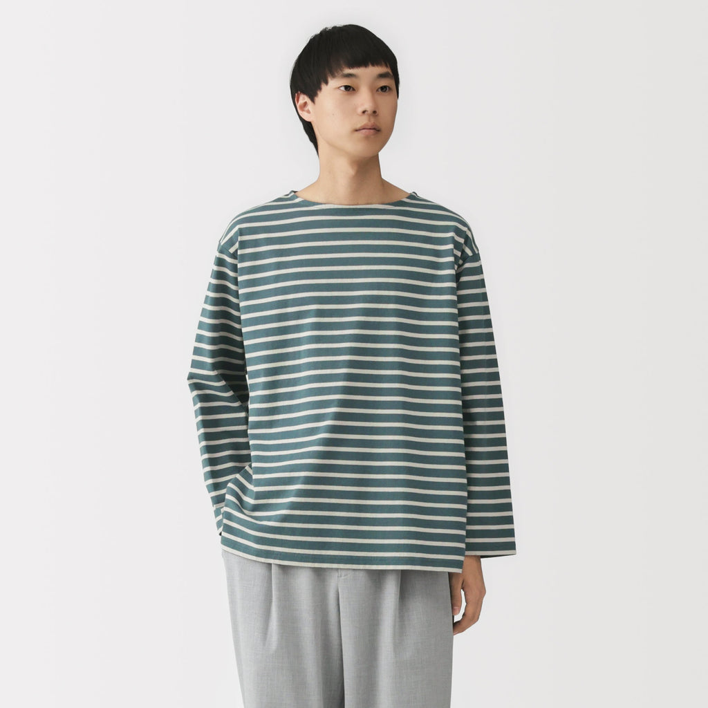 Heavyweight Cotton Boatneck T-Shirt