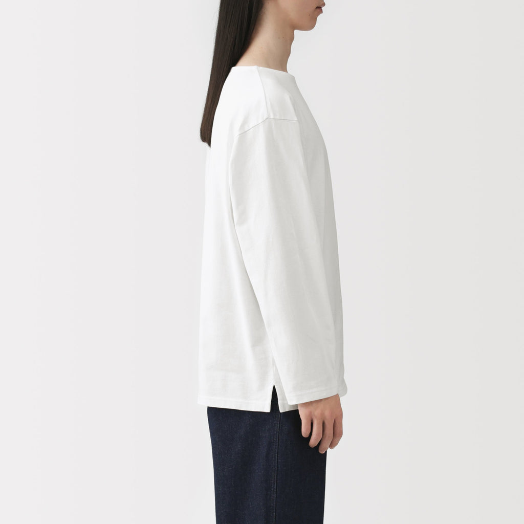 Heavyweight Cotton Boatneck T-Shirt