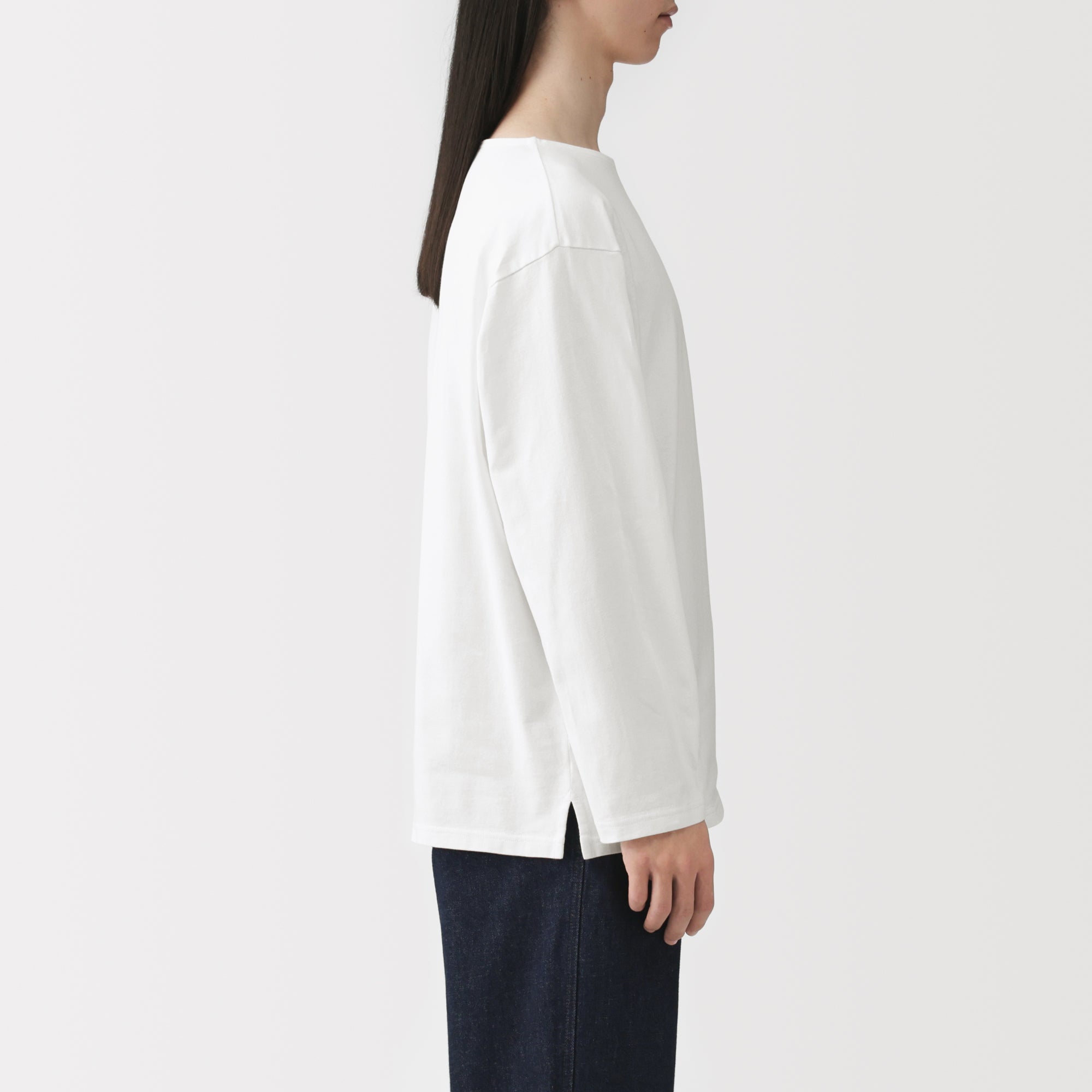 Heavyweight Cotton Boatneck T-Shirt