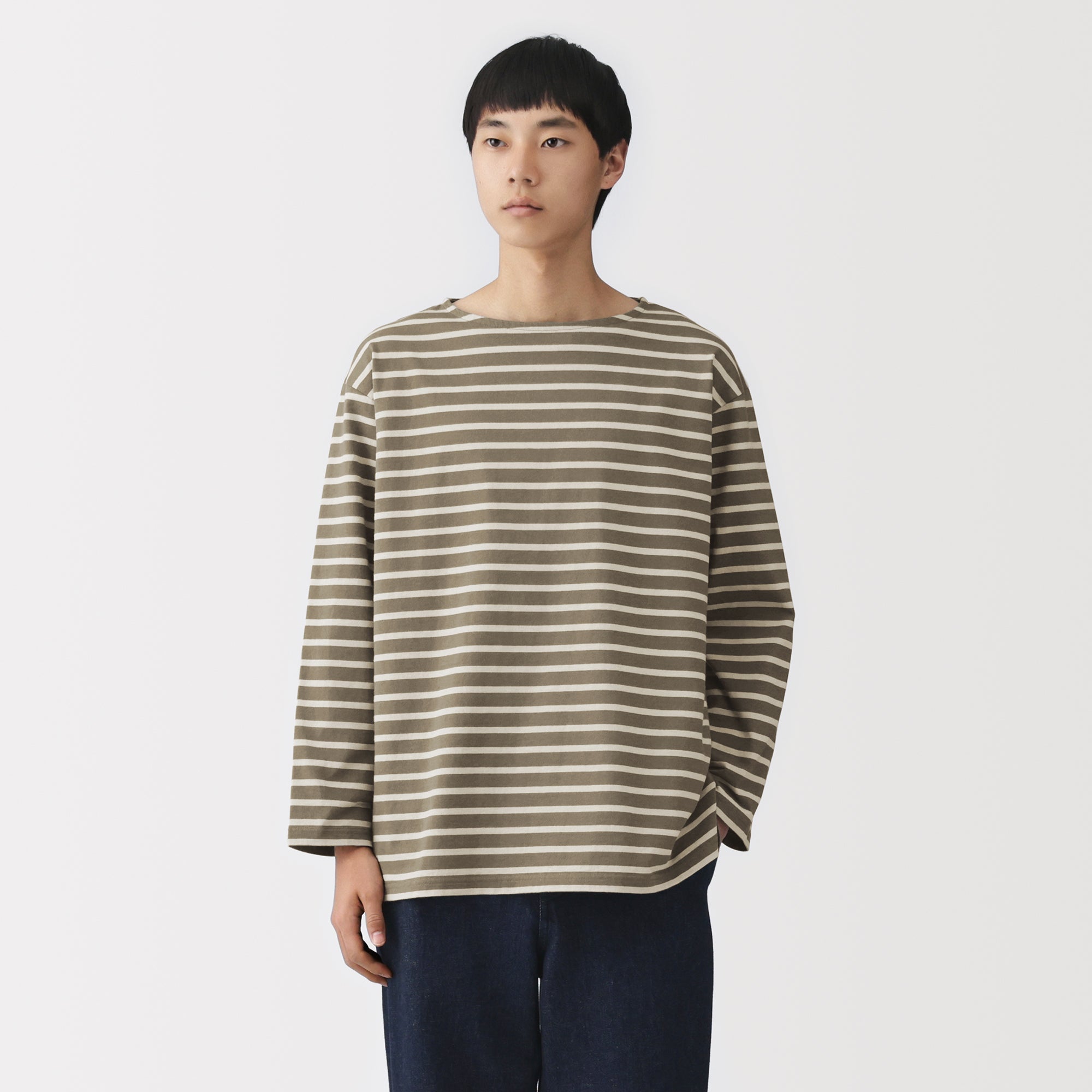 Heavyweight Cotton Boatneck T-Shirt