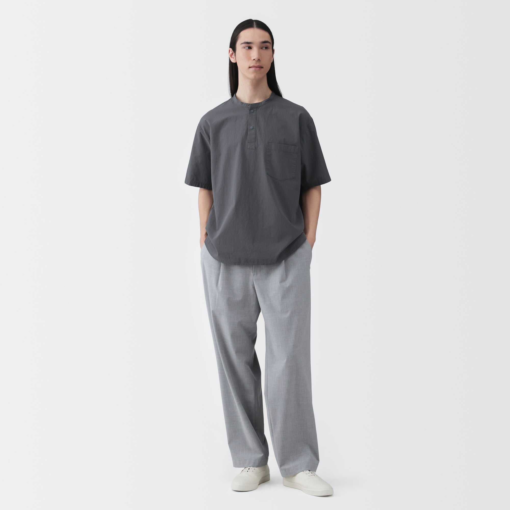 Cool Touch Henley T-Shirt