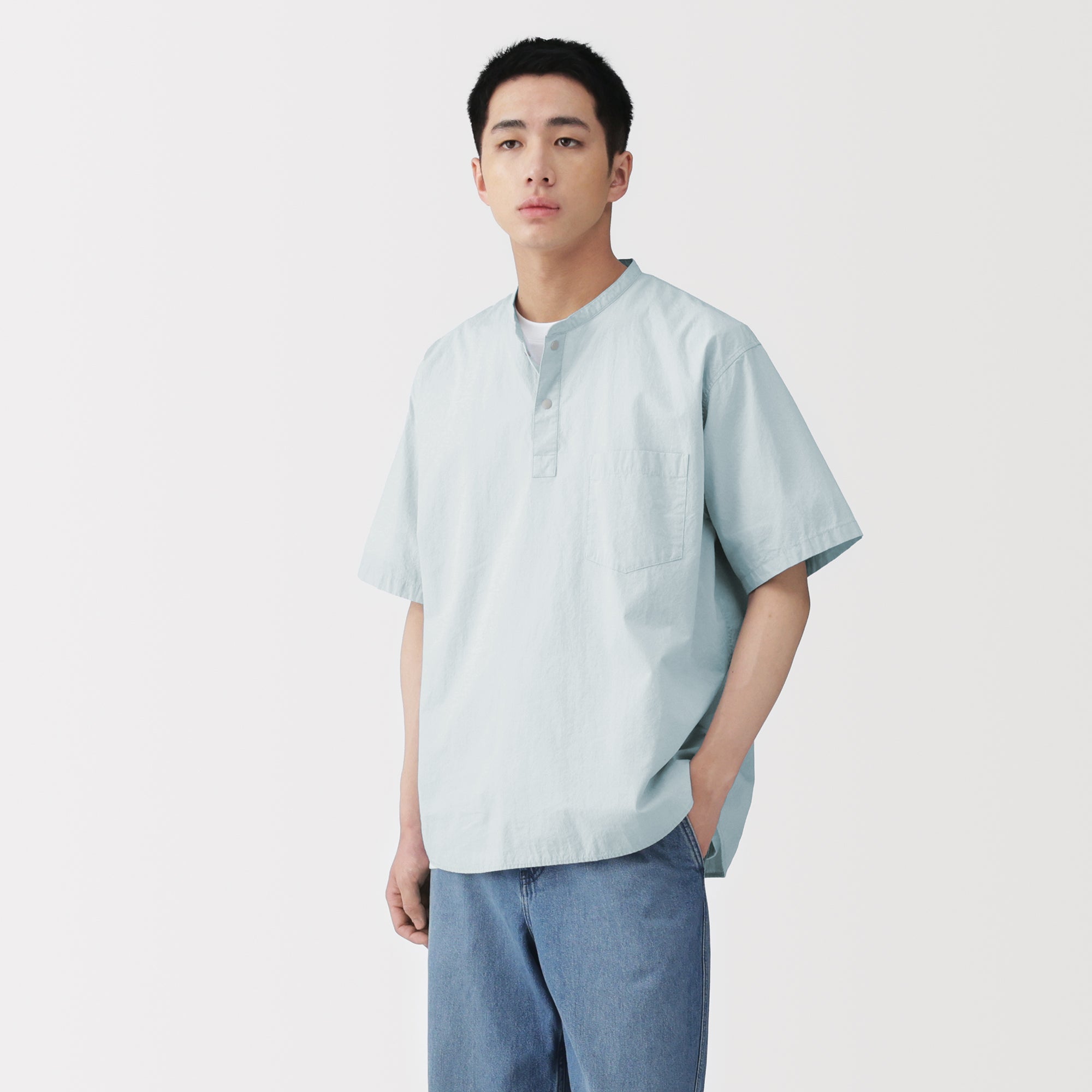 Cool Touch Henley T-Shirt