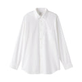 Cotton Semi-Spread Collar Shirt