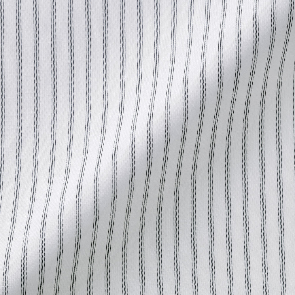 Cotton Semi-Spread Collar Shirt