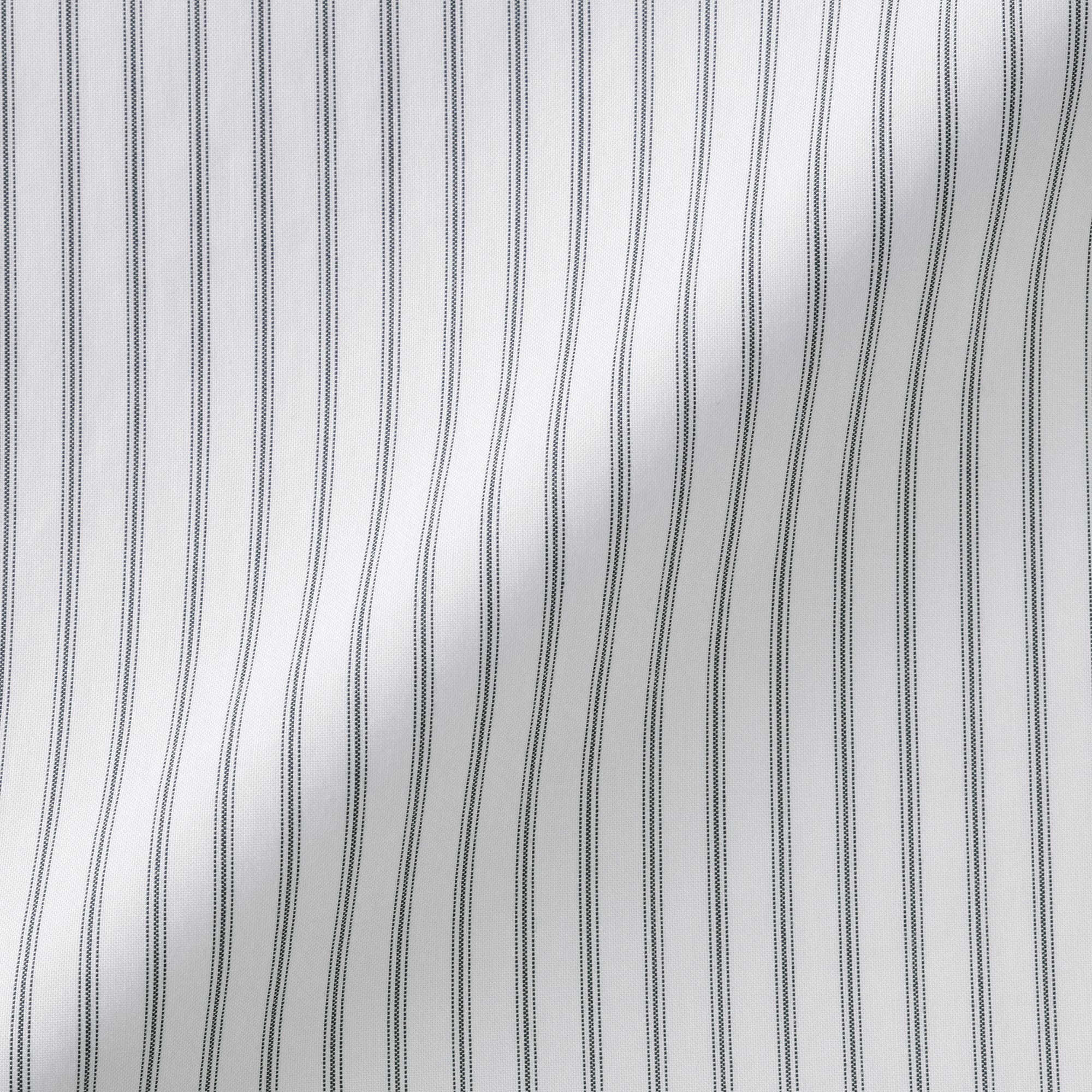 Cotton Semi-Spread Collar Shirt