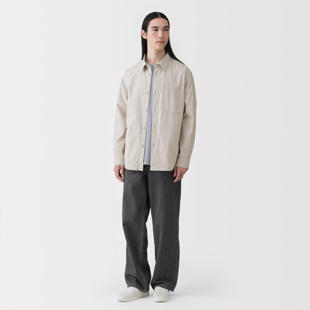 Cotton Broadcloth Overshirt