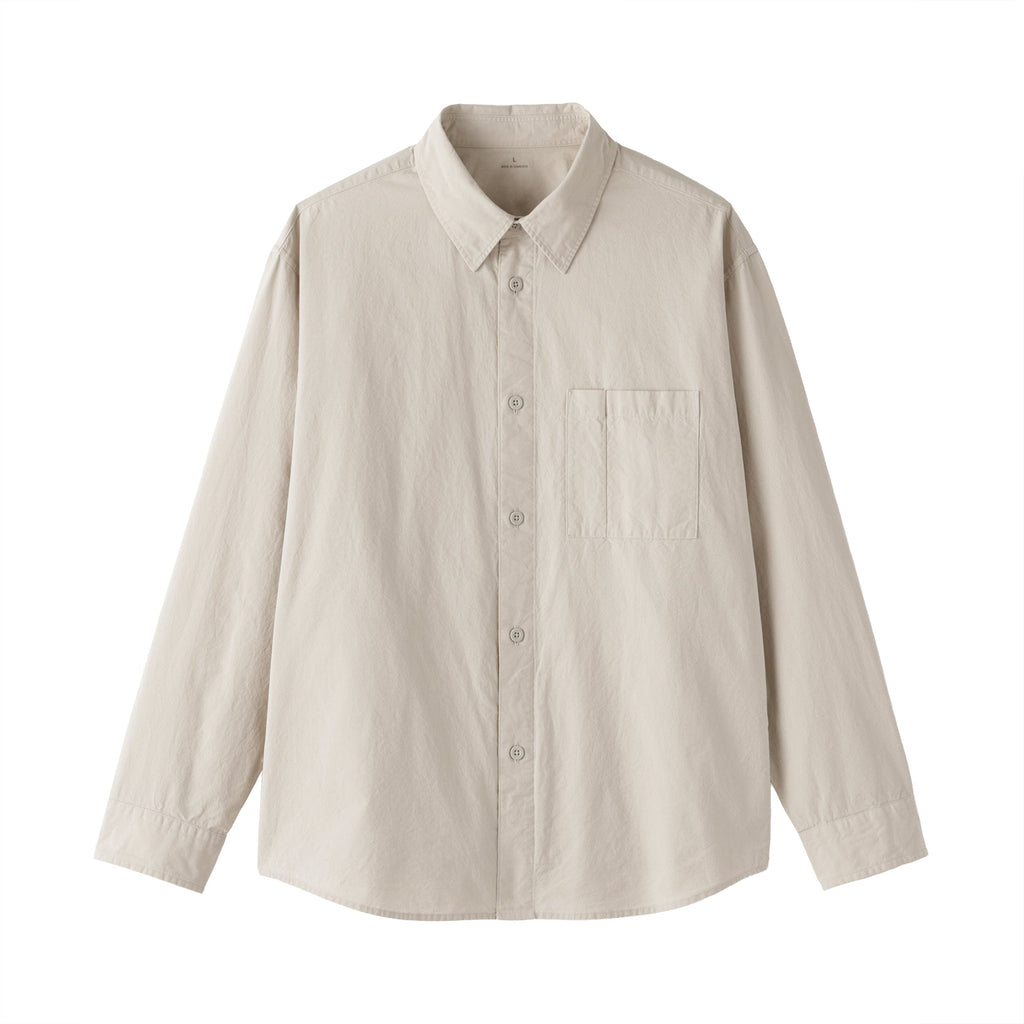 Cotton Broadcloth Overshirt