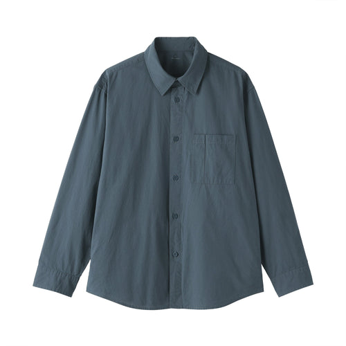 Cotton Broadcloth Overshirt