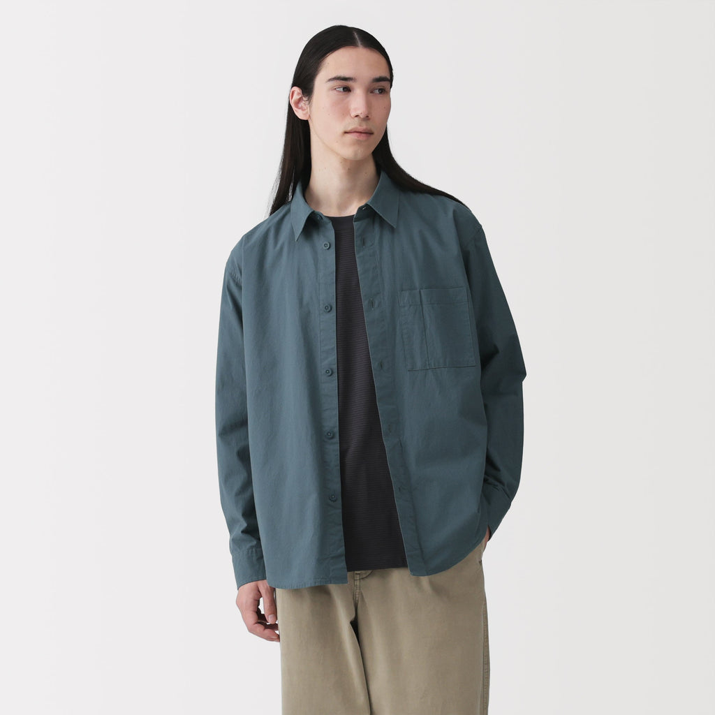 Cotton Broadcloth Overshirt