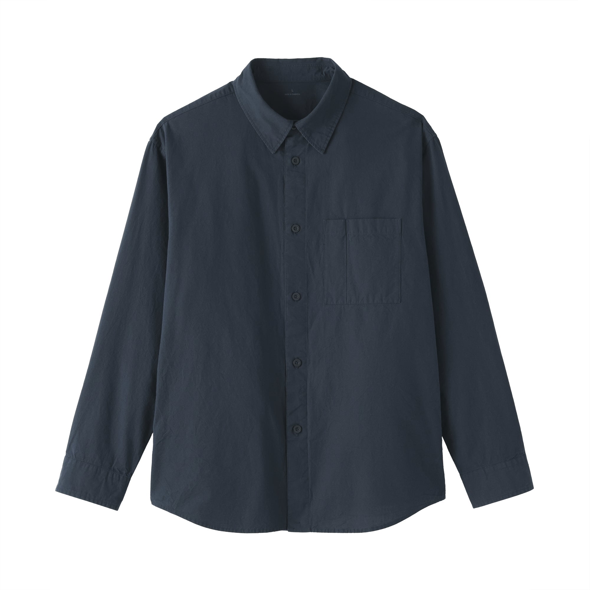 Cotton Broadcloth Overshirt