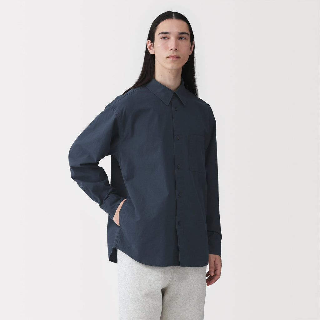Cotton Broadcloth Overshirt