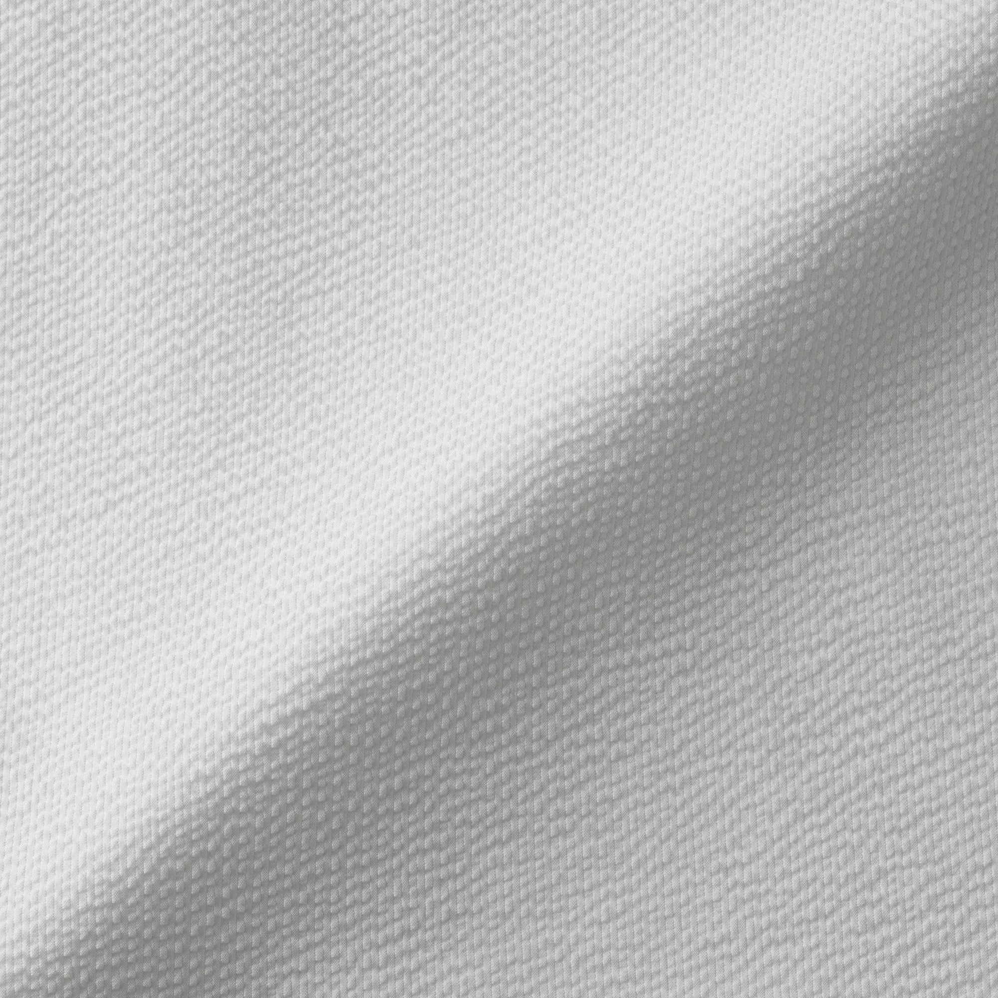 Breathable Seersucker Open Collar Shirt