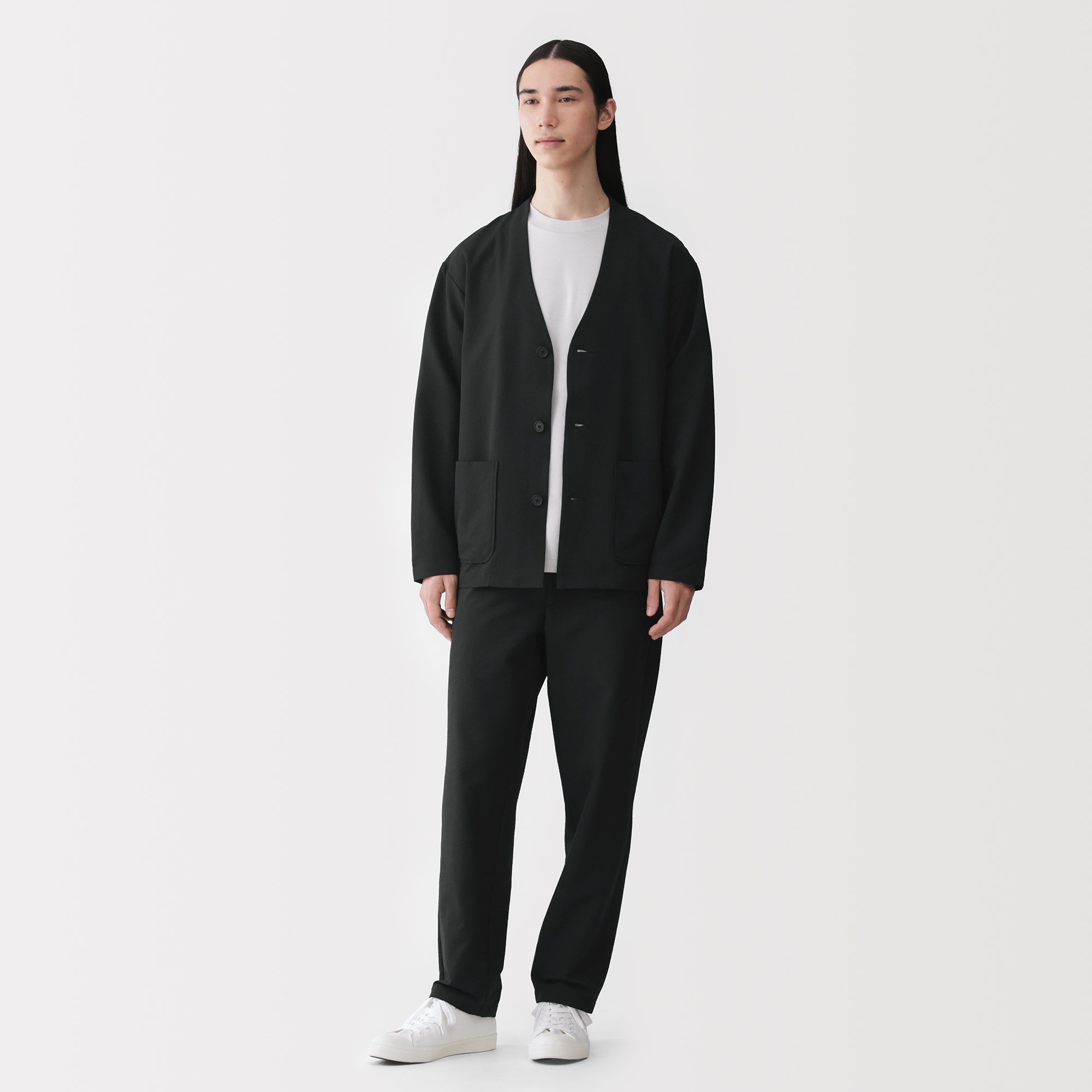 Breathable Seersucker Cardigan