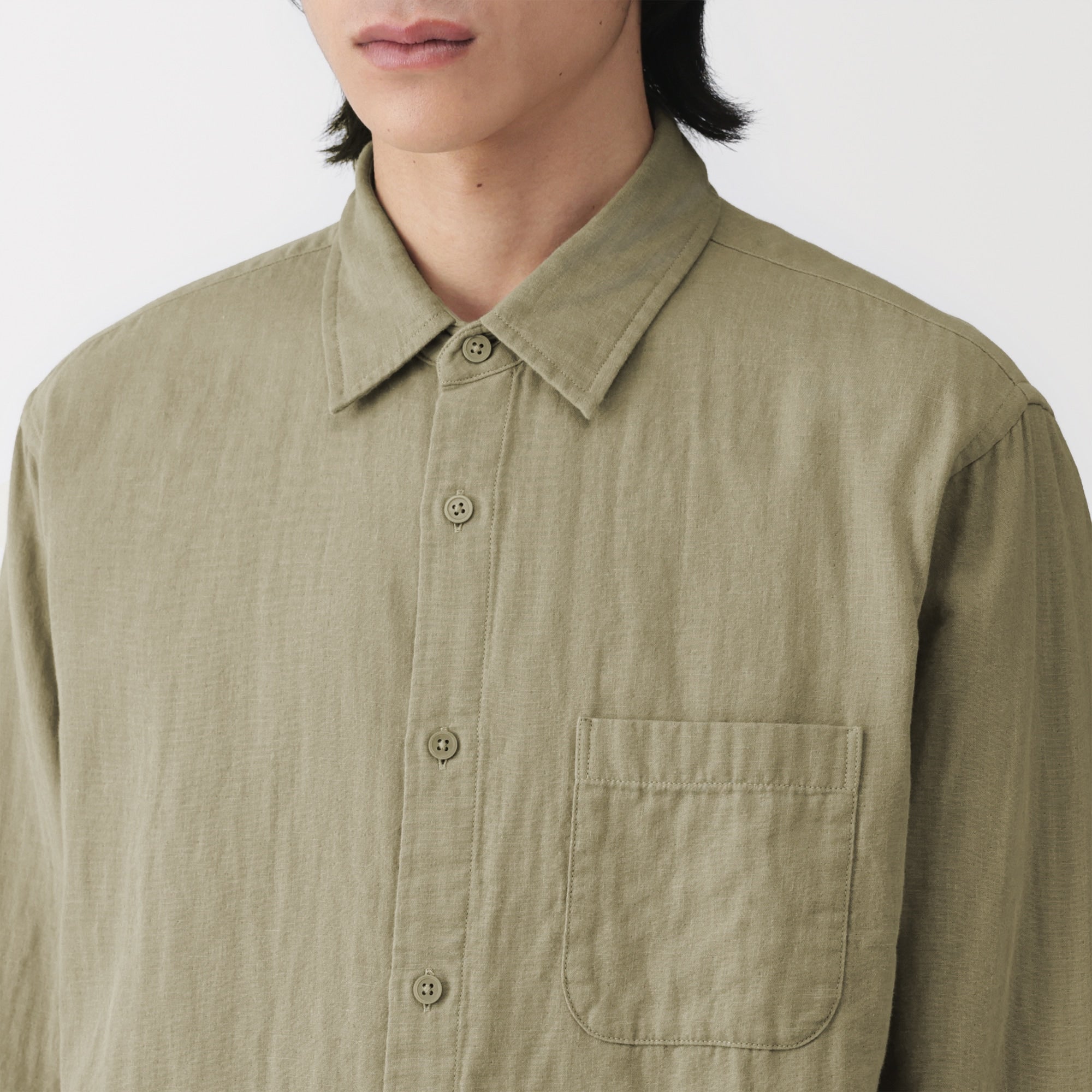 Kapok Blend Double Gauze Shirt