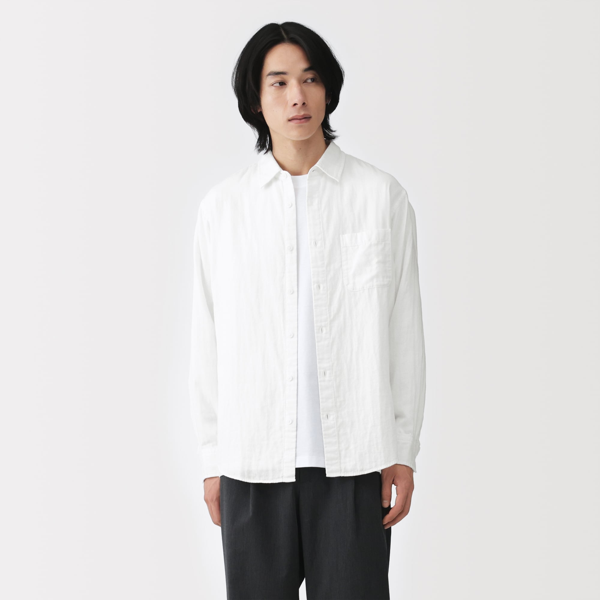 Kapok Blend Double Gauze Shirt