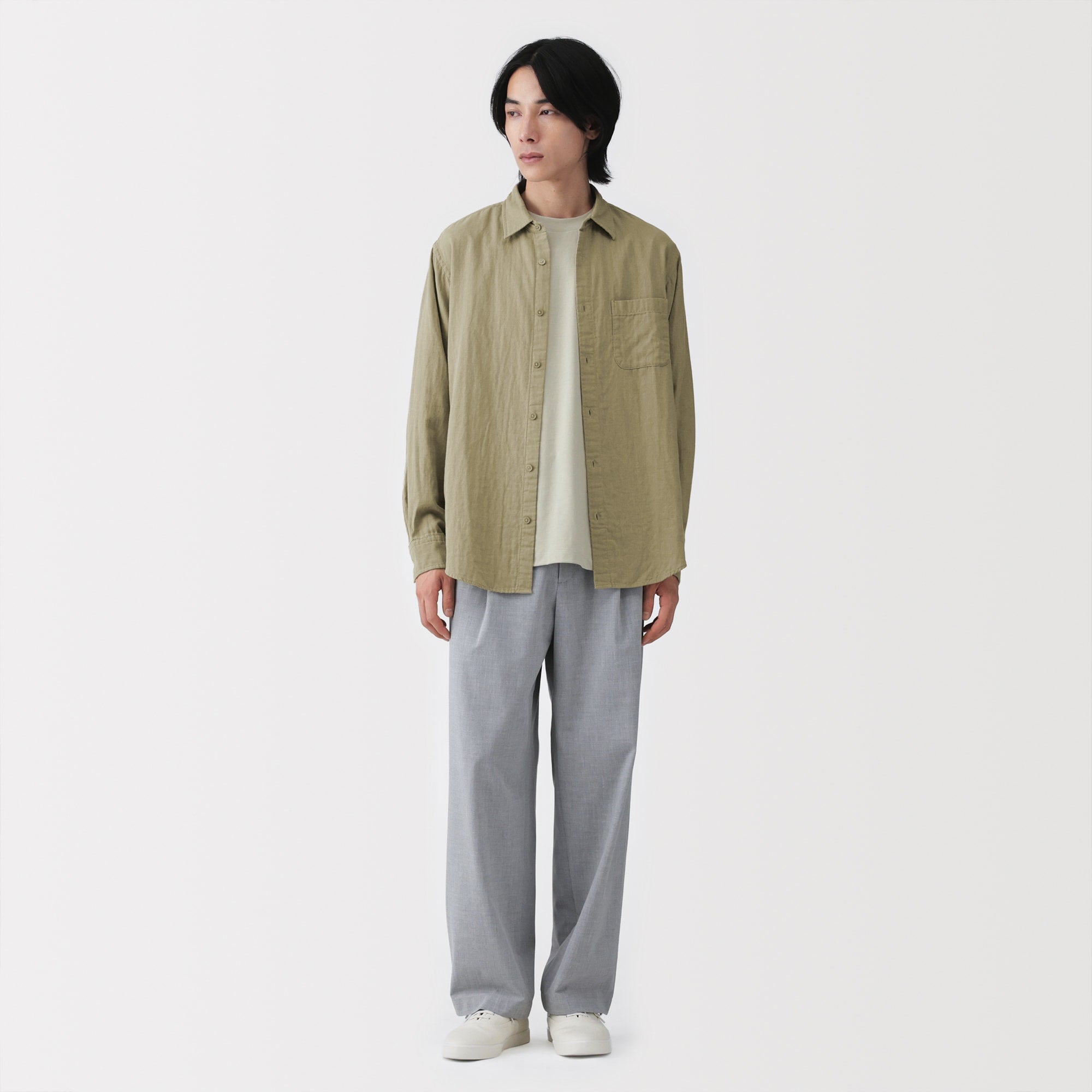 Kapok Blend Double Gauze Shirt