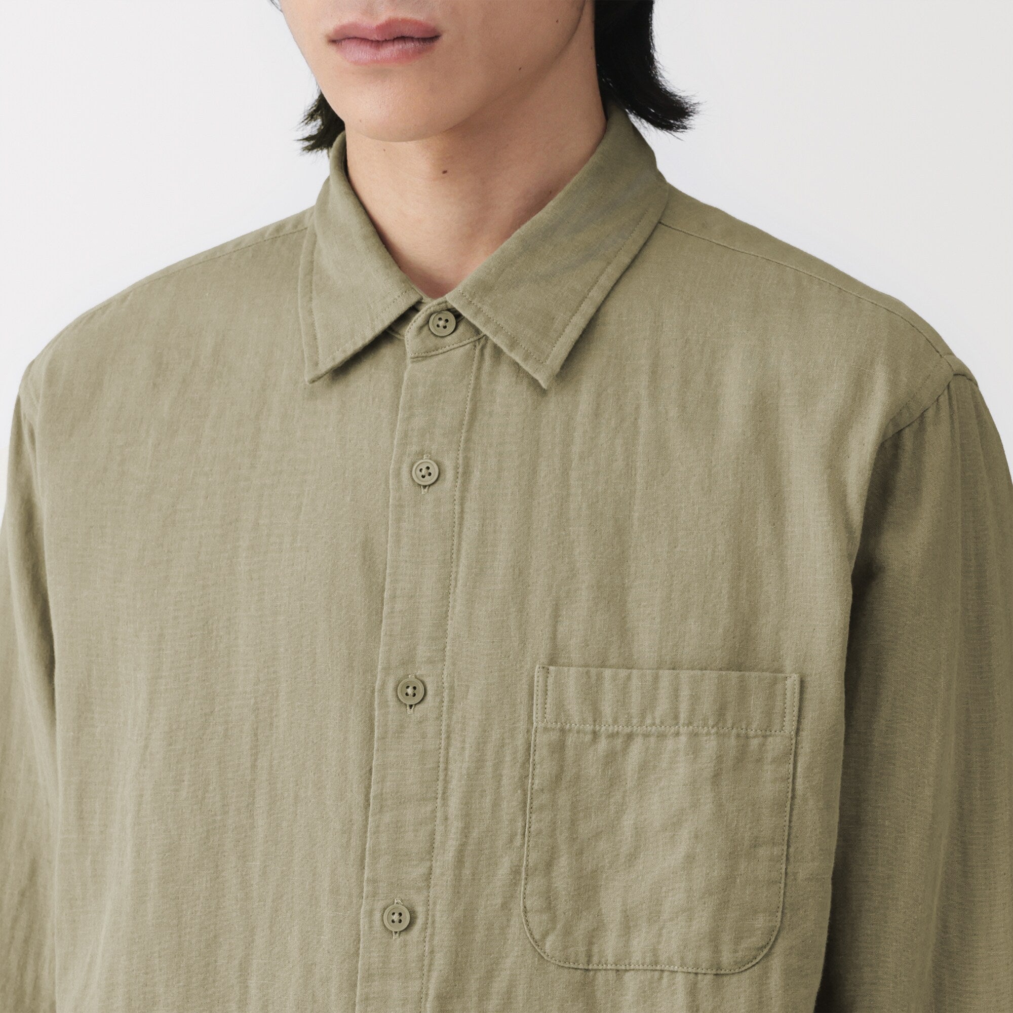 Kapok Blend Double Gauze Shirt