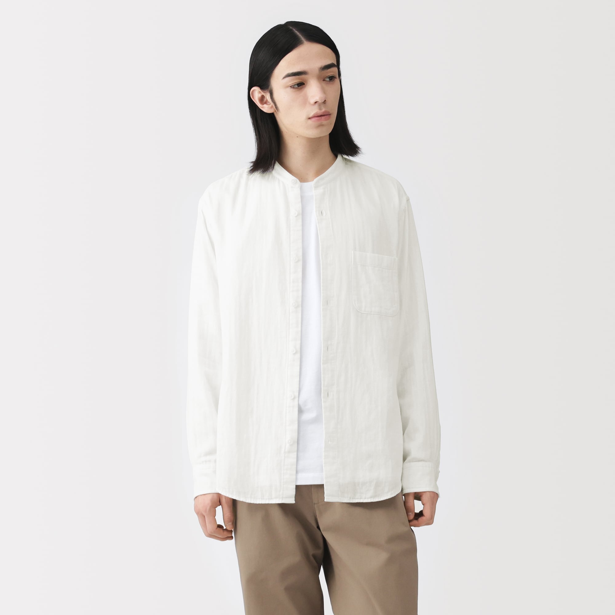 Kapok Blend Double Gauze Shirt