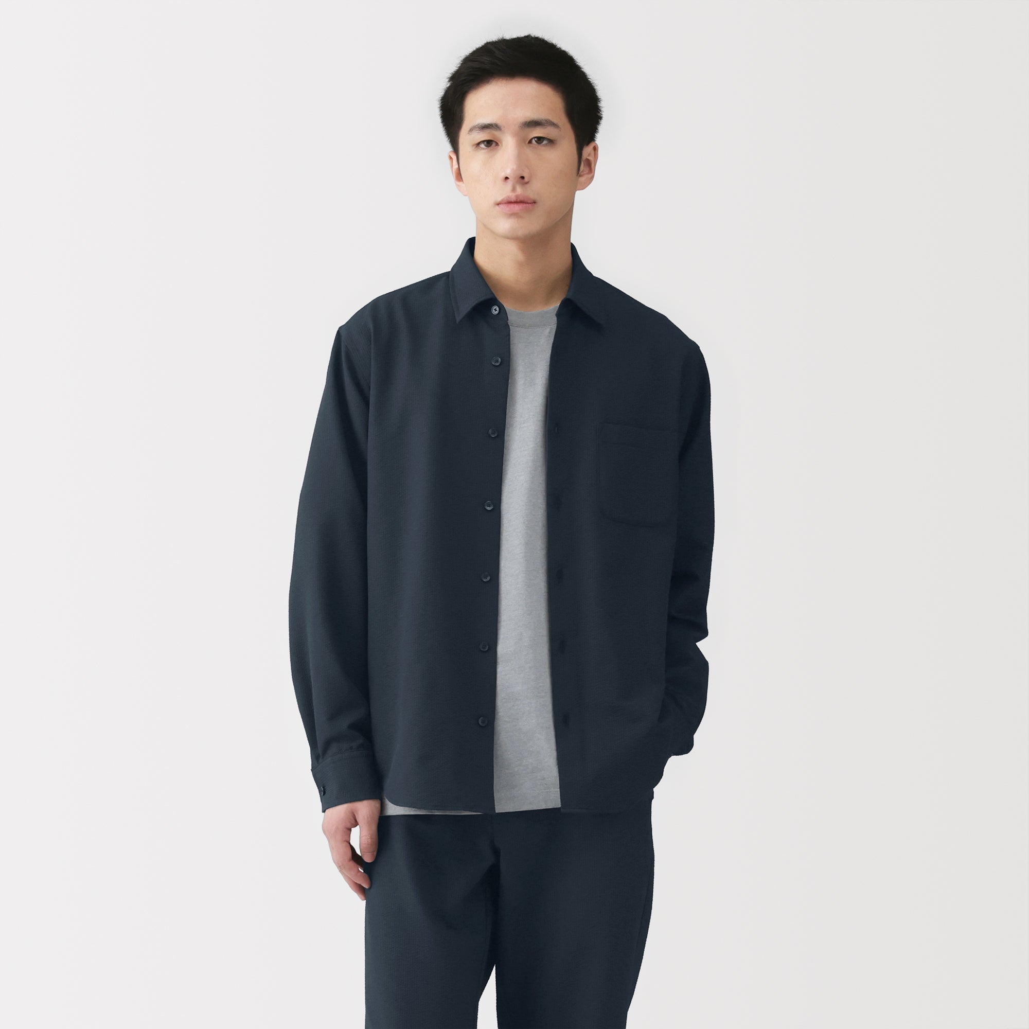 Breathable Seersucker Shirt
