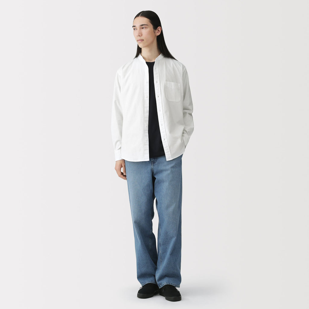 Oxford Stand Collar Shirt