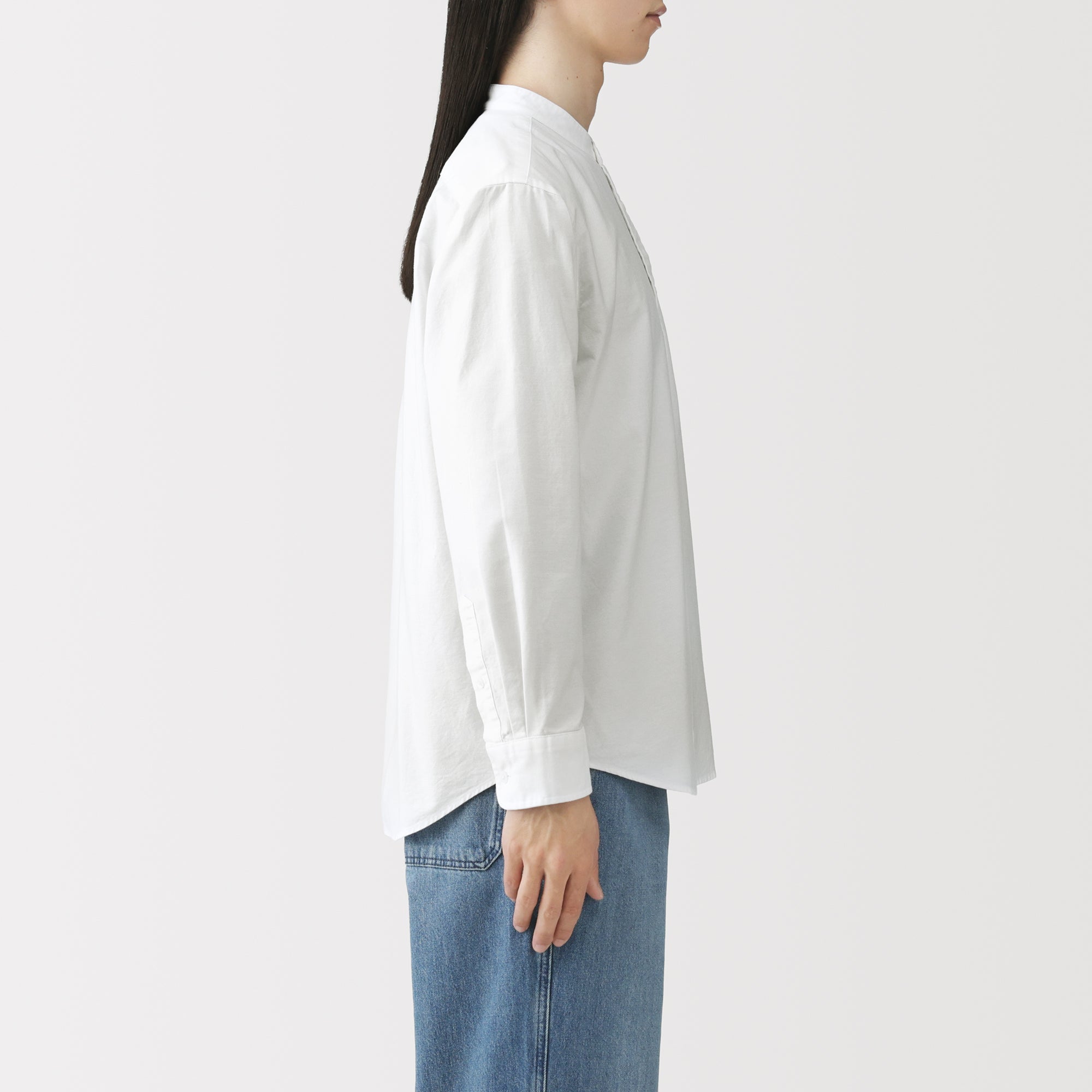 Oxford Stand Collar Shirt