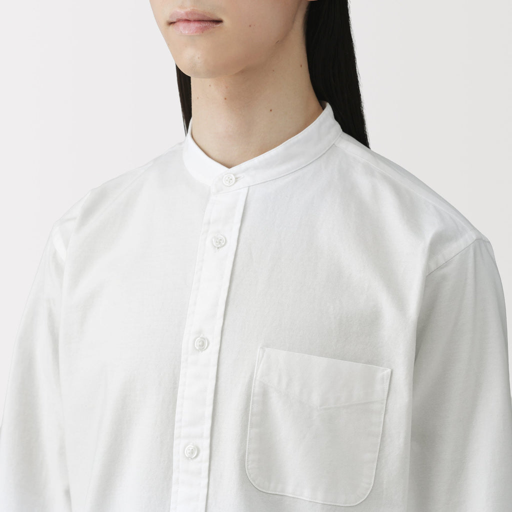 Oxford Stand Collar Shirt