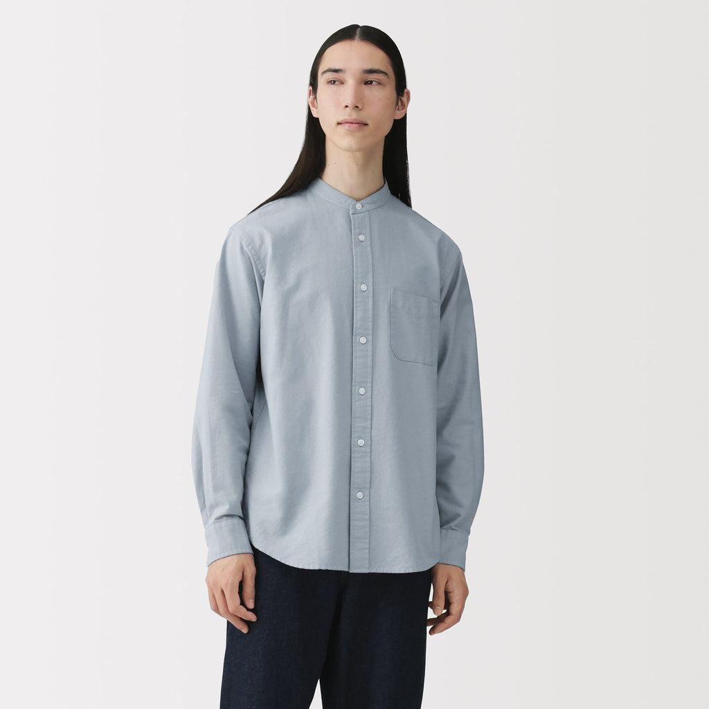Oxford Stand Collar Shirt