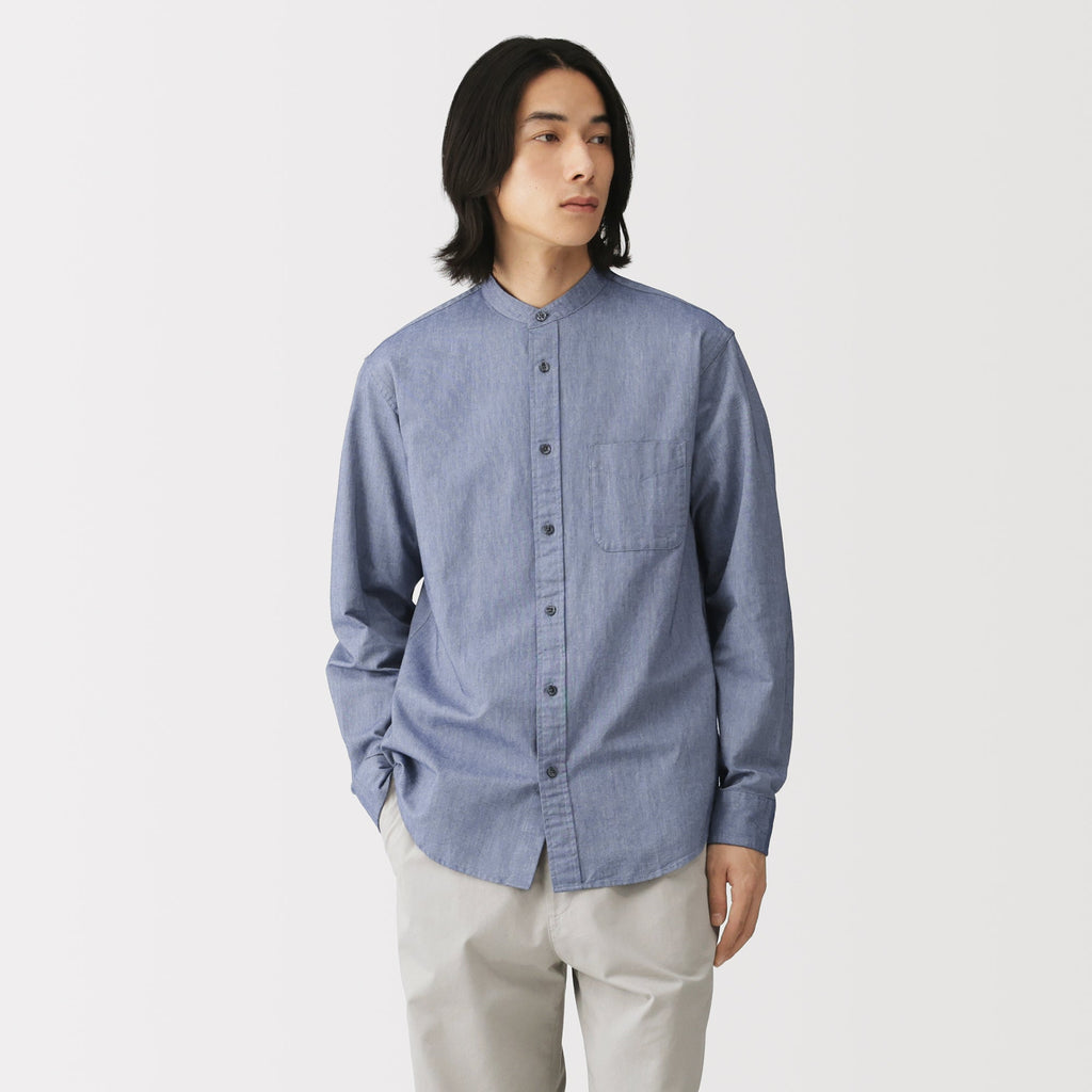 Oxford Stand Collar Shirt