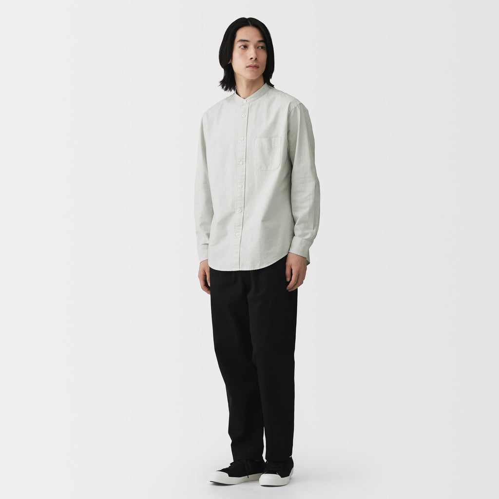 Oxford Stand Collar Shirt