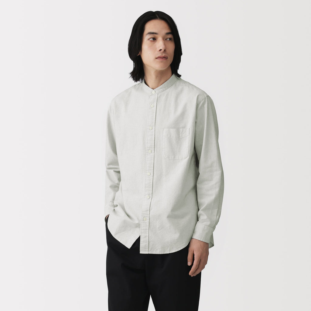 Oxford Stand Collar Shirt