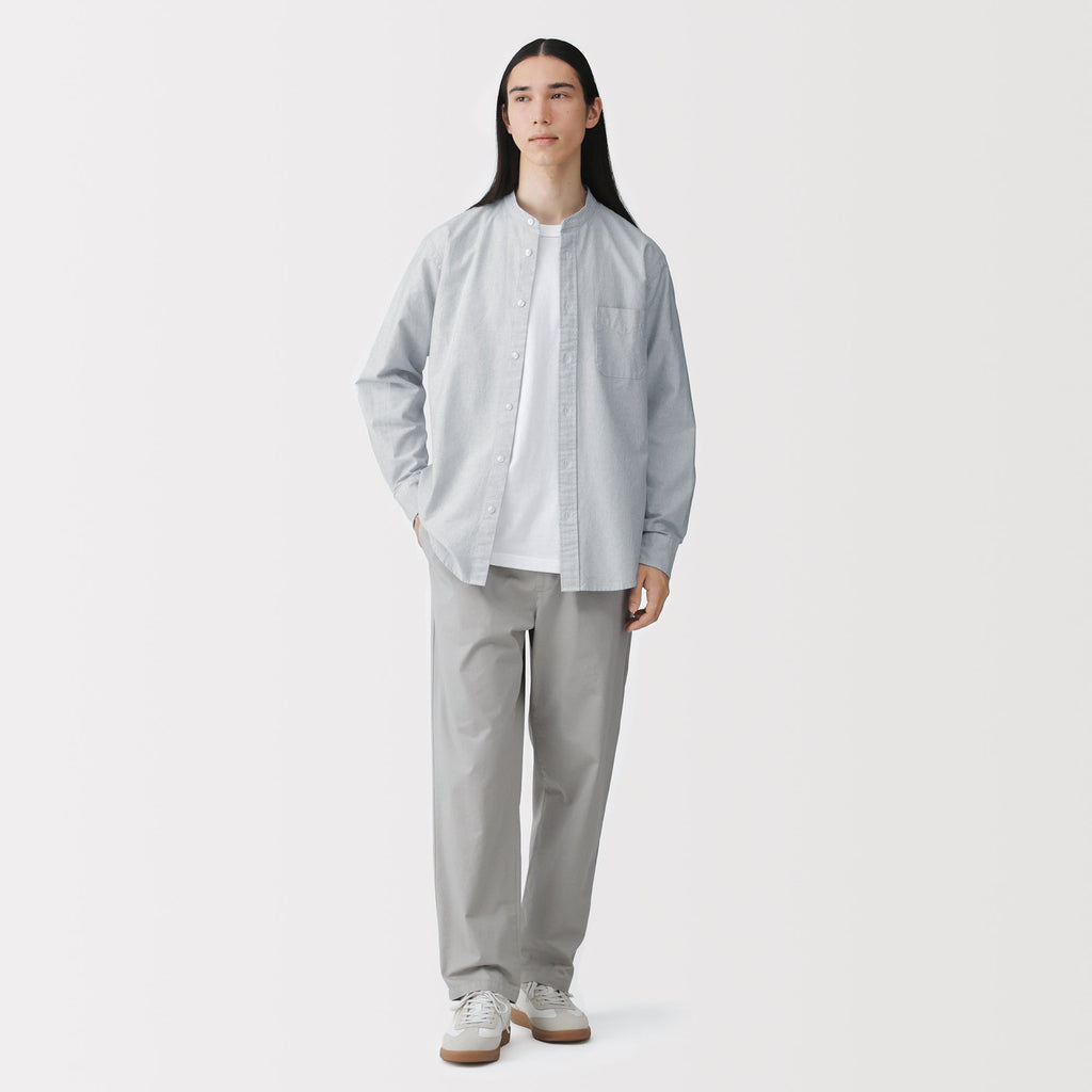 Oxford Stand Collar Shirt